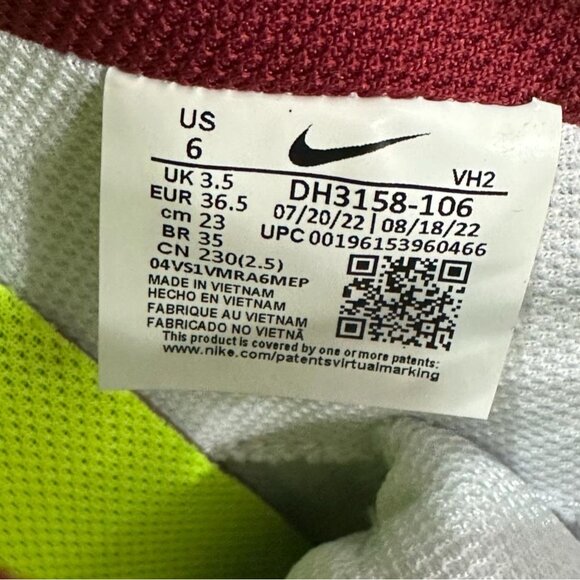 Nike Court Vision Lo NN Next Nature Women Shoes 6 Retro White Sneaker DH3158-106 - Picture 9 of 14